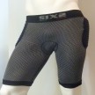 SHORT SIXS PRO S2 CON FONDELLO E 2 PROTEZIONI FIANCHI    NERO